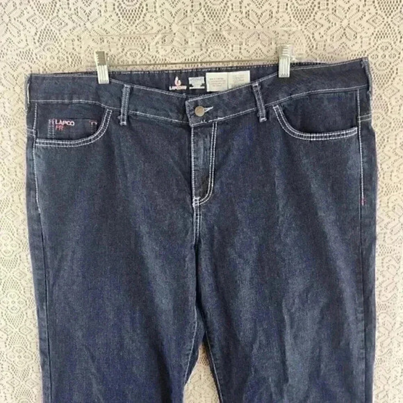 Lapcofr 100% Cotton‎ Women's Straight Leg Jeans 20 x30 - Picture 3 of 10